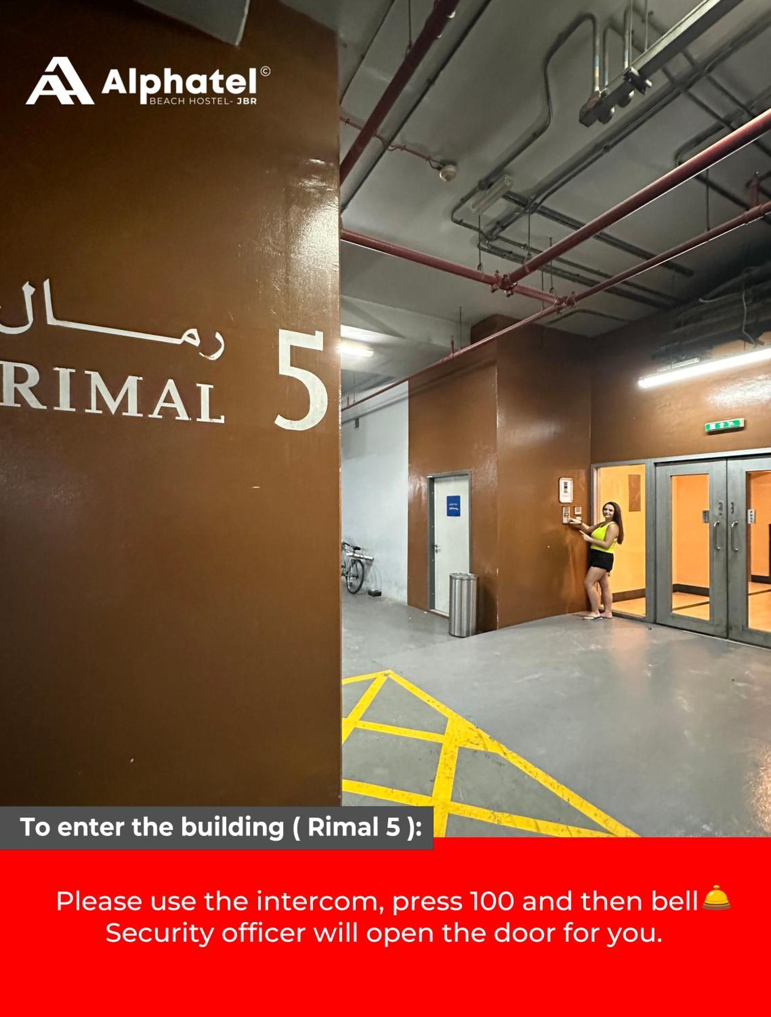 دبي Alphatel Beach Hostel Jbr المظهر الخارجي الصورة